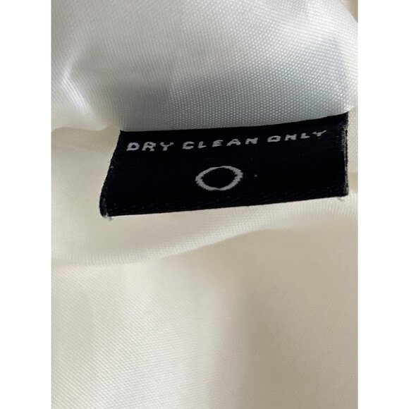 Norton McNaughton Womens Off White Wool Blend Zip-Up Jacket Size 14 Stretch - Picture 8 of 9